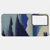 Lake, Pine and Mountain - Japan Samsung Galaxyケース (左側面)