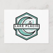 LAKE PLACID 月 六角形 ポストカード (正面)