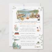 Lake Placid Bachelorette Weekend Itinerary  招待状 (正面)