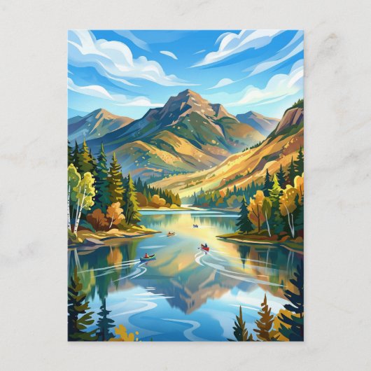 Lake Placid, New York USA ポストカード (正面)