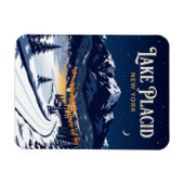Lake Placid USA マグネット (横)