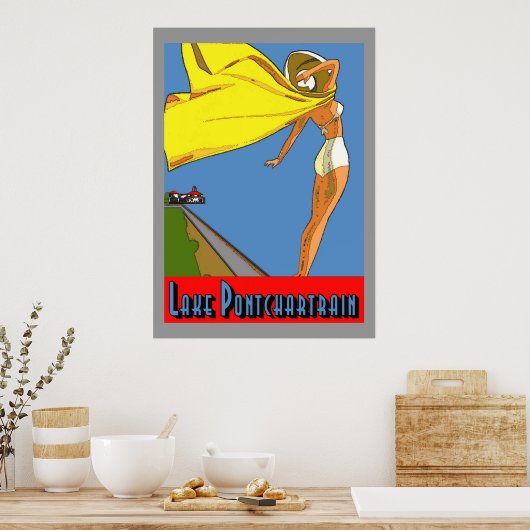 Lake Pontchartrain Poster ポスター (キッチン)