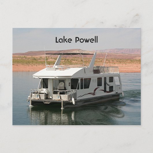 Lake Powell:アリゾナ,ハウスボート5 ポストカード (正面)