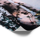 'Lake Quinsigamond 1988'プリント ポスター (角)