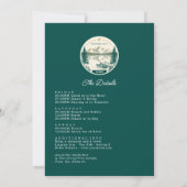 Lake Resort Social Club バチェラーウィークエンド 招待状 (裏面)