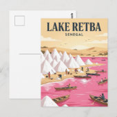 Lake Retba, Dakar, Dakar ポストカード (正面/裏面)
