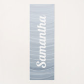 Lake Ripple Lines Meditative Flow ヨガマット (正面)