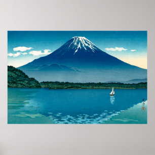 Lake Shoji by Tsuchiya Koitsu ポスター