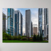 Lake Shore Park Painterly ポスター (正面)