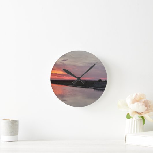 LAKE SKY FUN ラウンド壁時計 (ホーム)