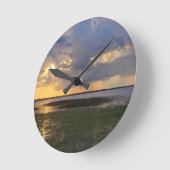 LAKE STUNNER ラウンド壁時計 (傾斜)