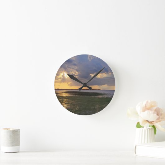 LAKE STUNNER ラウンド壁時計 (ホーム)