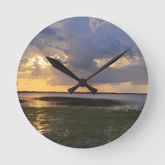 LAKE STUNNER ラウンド壁時計 (正面)