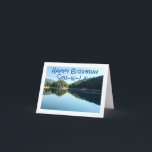 LAKE STYLE  "HAPPY BIRTHDAY SON-IN-LAW" CARD カード<br><div class="desc">NICE DAYS AT THE LAKE  AND THANKS FOR STOPPING BY ONE OF MY EIGHT STORES~~~</div>