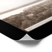 Lake Sunapee, NH写真1908 ポスター (角)