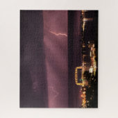 Lake Superiorでのライトニング ジグソーパズル (縦)