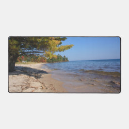 Lake Superior, Brunette Park in Autumn デスクマット