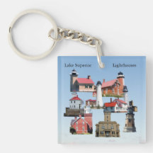 Lake Superior Lightはアクリルキーチェーンを採用