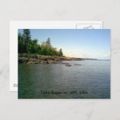Lake Superior, MN, USAはがき ポストカード (正面/裏面)