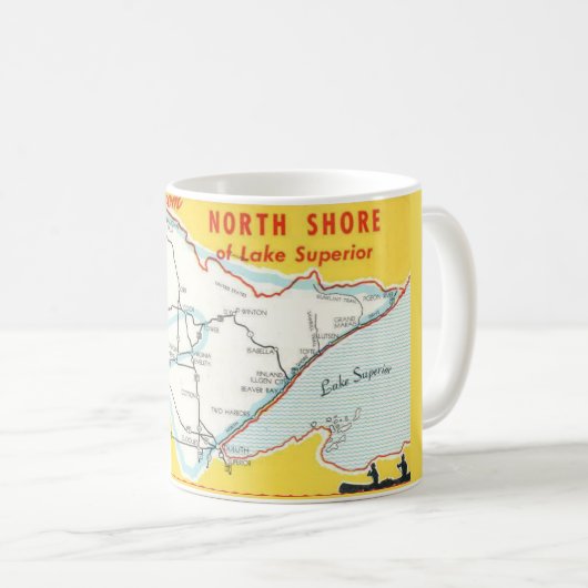 Lake Superior - North Shore Mug コーヒーマグカップ (正面右)