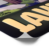 LAKE Superior Retro Roger Broders Travel Poster ポスター (角)