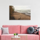 Lake Superior Storm キャンバスプリント (インサイチュ (リビング))