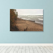 Lake Superior Storm キャンバスプリント (インサイチュ (ウッドフロア))