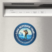 Lake Superior Trail （ハイカーC） マグネット (インサイチュ (食洗機))