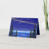 Lake Tahoeでのクリスマス シーズンカード (正面)