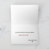 Lake Tahoeカスタマイズ可能なラブグリーティングカード シーズンカード (内部)