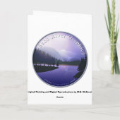 Lake Tahoeメモまた空白のはグリーティングカード カード (裏面)