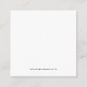 Lake Tahoe宛先RSVP QRコードカード エンクロージャーカード (裏面)