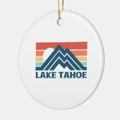 LAKE TAHOE，カリフォルニア セラミックオーナメント (左)