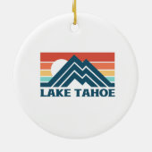 LAKE TAHOE，カリフォルニア セラミックオーナメント (裏面)