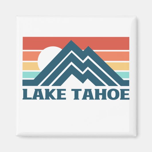 LAKE TAHOE，カリフォルニア マグネット (正面)