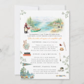 Lake Tahoe Bachelorette Weekend Itinerary 招待状 (正面)