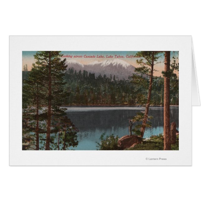 Lake Tahoe, CA – カスケード湖を一望 (正面横)