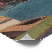 Lake Tahoe, CA – ボートハーバーアットビジョウウッド ポスター (角)