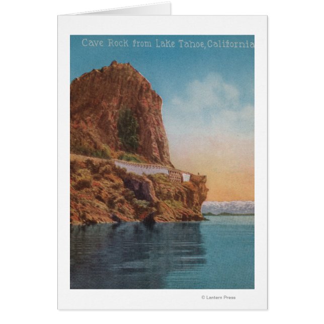 Lake Tahoe, CA - Lake ViewのCave Rock (正面)