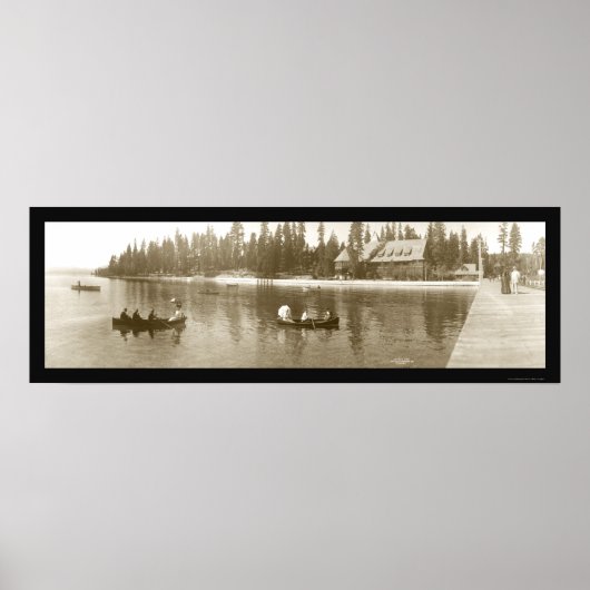 Lake Tahoe, CA Photo 1908 ポスター (正面)