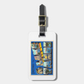 Lake Tahoe California CAラージレター ラゲッジタグ (正面縦)