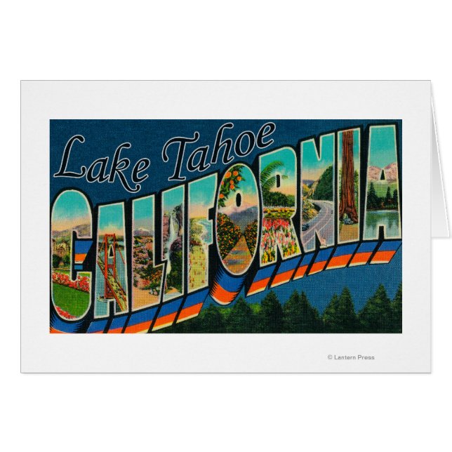 Lake Tahoe, California - Large Letter Scenes 2 (正面横)