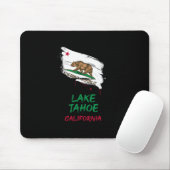 Lake Tahoe California Paint Splatter Flag Vacation マウスパッド (マウス)