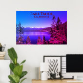 Lake Tahoe California Scenery Photograph ポスター (ホームオフィス)