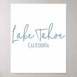 Lake Tahoe, California Souvenir ポスター