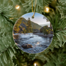 Lake Tahoe Christmas Tree Ornament