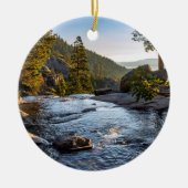 Lake Tahoe Christmas Tree Ornament セラミックオーナメント (正面)