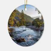 Lake Tahoe Christmas Tree Ornament セラミックオーナメント (左)