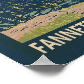 Lake Tahoe Fannette Island California Vintage ポスター (角)