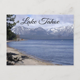Lake Tahoe Nevada，カリフォルニア州トラベルポストカード ポストカード